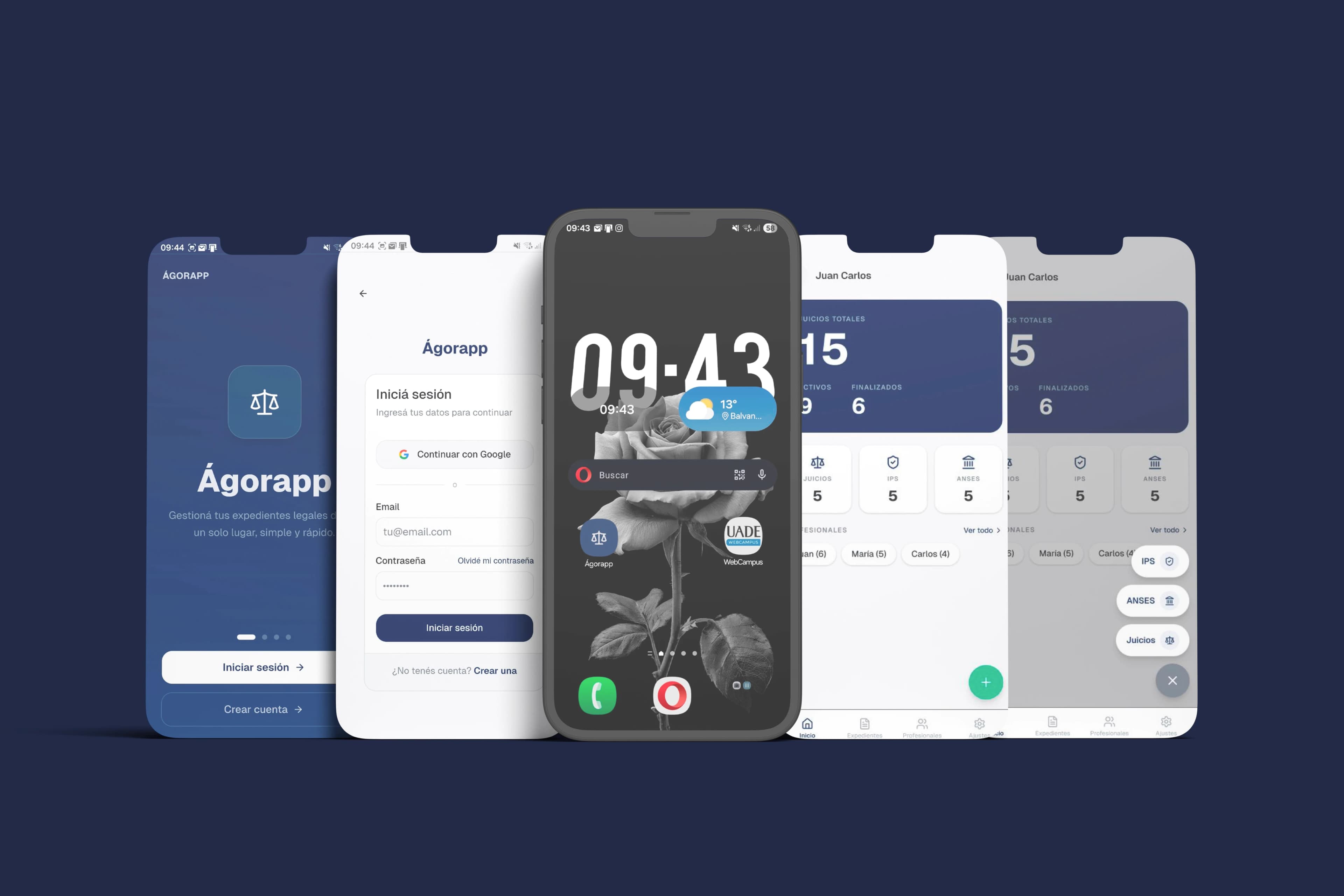 Pantalla principal del caso Ágorapp